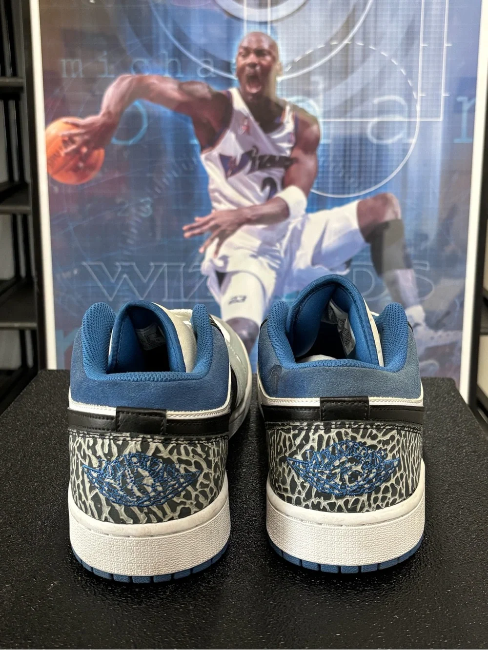 Size 12- Men’s Nike Air Jordan 1 Low SE True Blue Elephant DM1199-140